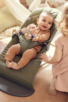 Детский шезлонг BabyBjorn Bliss Woven / 0061.40 7