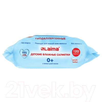 Влажные салфетки детские Laima Kids / 128079 2
