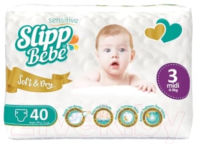 Подгузники детские Slipp Bebe №3 4-9 кг