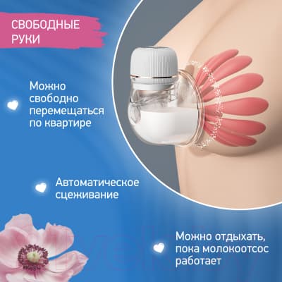 Молокоотсос электрический ROXY-KIDS RBRP-S15-W 4