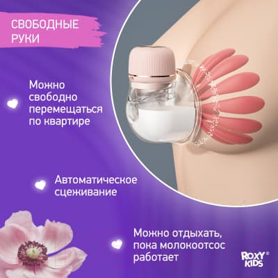 Молокоотсос электрический ROXY-KIDS RBRP-S15-P 9