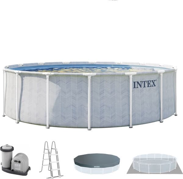 Каркасный бассейн Intex Prism Frame Chevron 26746 2