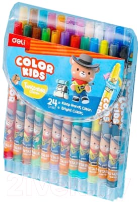 Восковые мелки Deli EC22324