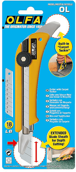 Нож канцелярский Olfa Snap-Off Cutter 18мм 3