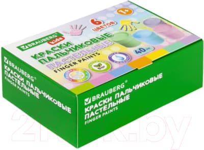 Пальчиковые краски Brauberg Kids / 192398 3