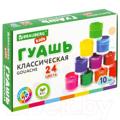 Гуашь Brauberg Kids New / 192370 3