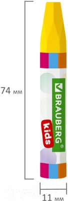 Восковые мелки Brauberg Kids / 271694 8