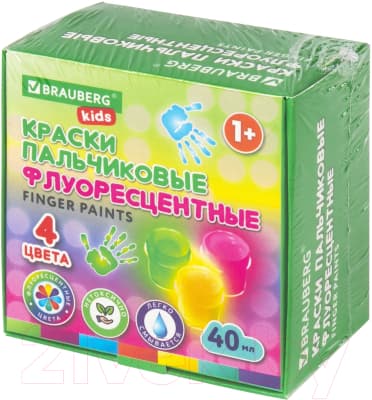 Пальчиковые краски Brauberg Kids / 192399 4
