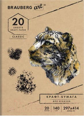 Набор бумаги для рисования Brauberg Art Classic / 112482
