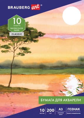 Набор бумаги для рисования Brauberg Art Classic. Холст / 125222