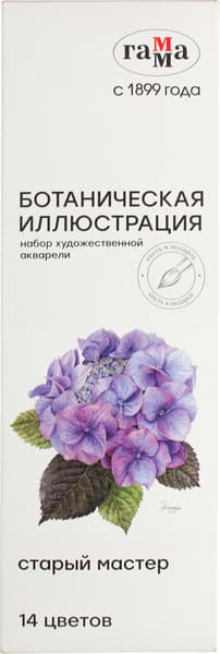 Акварельные краски ГАММА Старый Мастер. Ботаническая иллюстрация / 200622_7121