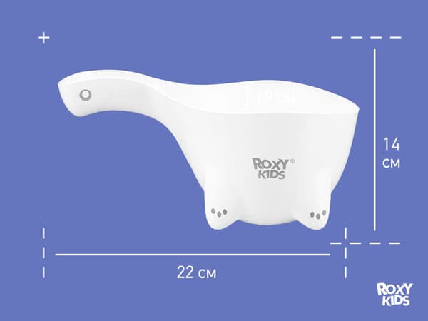 Ковшик для купания ROXY-KIDS Dino Scoop / RBS-002-WO 2