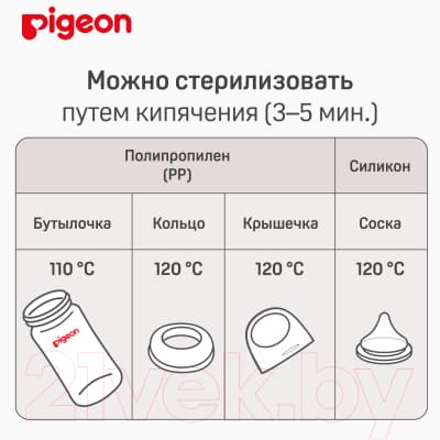 Бутылочка для кормления Pigeon 80273 8