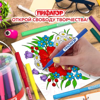 Фломастеры Пифагор Эники-беники / 152455 9