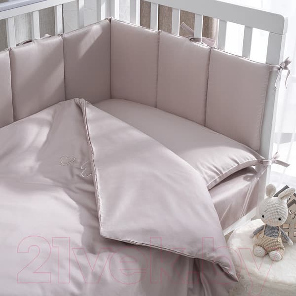 Комплект постельный для малышей Perina Teddy Sateen Collection / ТДСК6-01.6 2