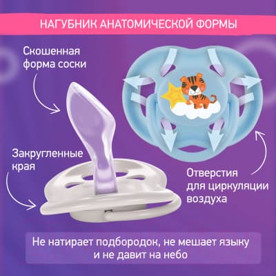 Набор пустышек ROXY-KIDS Tiger / RSS-001 6