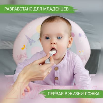 Набор столовых ложек для кормления ROXY-KIDS Bunny Cook / RFD-020-GR 9
