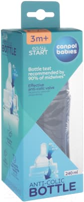 Бутылочка для кормления Canpol EasyStart Золото / 35/240_blu 3