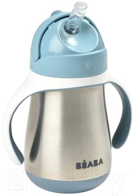 Поильник Beaba Tasse Paille Inox Термос 913481