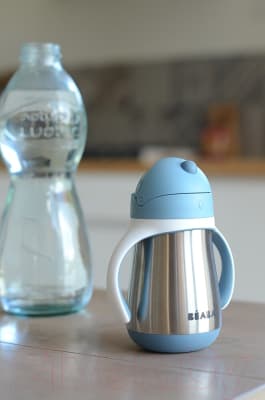 Поильник Beaba Tasse Paille Inox Термос 913481 9
