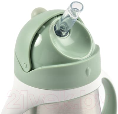 Поильник Beaba Tasse Paille Inox Термос 913535 5