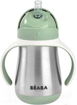 Поильник Beaba Tasse Paille Inox Термос 913535 3