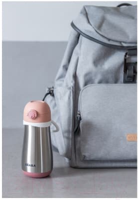 Поильник Beaba Gourde Inox + Anse Термос 913522 7