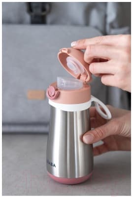 Поильник Beaba Gourde Inox + Anse Термос 913522 8
