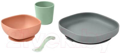 Набор посуды для кормления Beaba Coffret Repas Silic Mineral / 913543 2