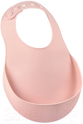 Нагрудник детский Beaba Bavoir Silicone Old Pink 913491 2