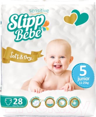 Подгузники детские Slipp Bebe №5 11-25 кг