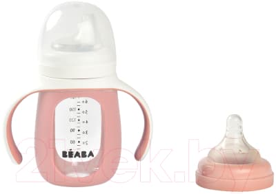 Поильник Beaba Biberon Verre Sil 913520 4