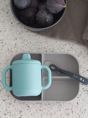Набор посуды для кормления Beaba Coffret Apprentiss Silic Blue 913526 2