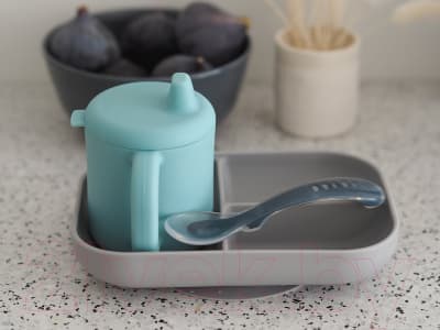 Набор посуды для кормления Beaba Coffret Apprentiss Silic Blue 913526 3