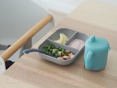 Набор посуды для кормления Beaba Coffret Apprentiss Silic Blue 913526 4