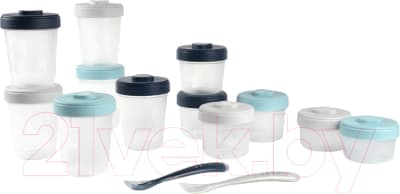 Набор посуды для кормления Beaba Pack 1er Repas Storm 913501