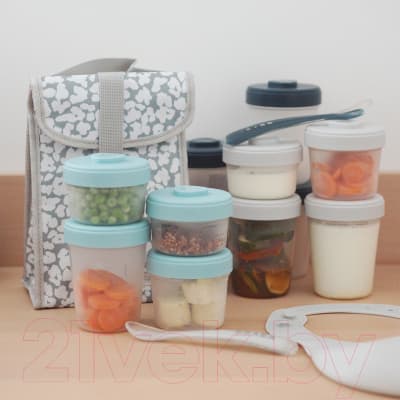 Набор посуды для кормления Beaba Pack 1er Repas Storm 913501 5
