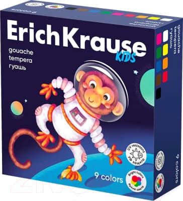 Гуашь Erich Krause Kids Space Animals / 61409