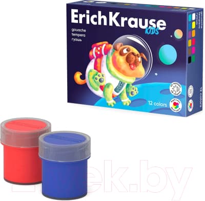 Гуашь Erich Krause Kids Space Animals / 61410 2