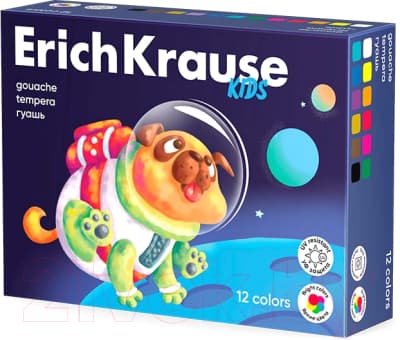 Гуашь Erich Krause Kids Space Animals / 61410