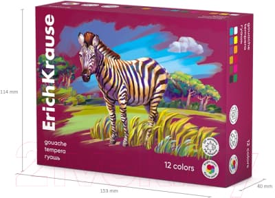 Гуашь Erich Krause Safari / 61423 4
