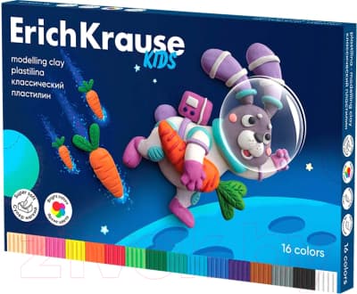 Пластилин Erich Krause Kids Space Animals / 61333
