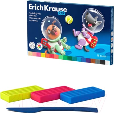 Пластилин Erich Krause Kids Space Animals / 61334 2