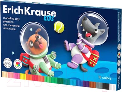 Пластилин Erich Krause Kids Space Animals / 61334