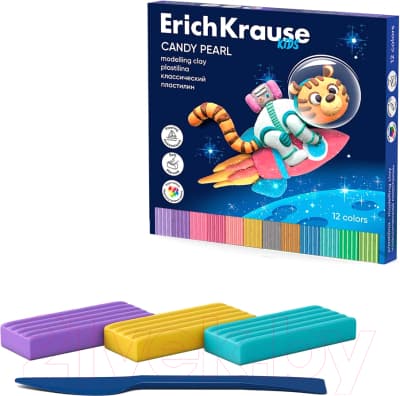 Пластилин Erich Krause Kids Space Animals Candy Pearl / 61336 2