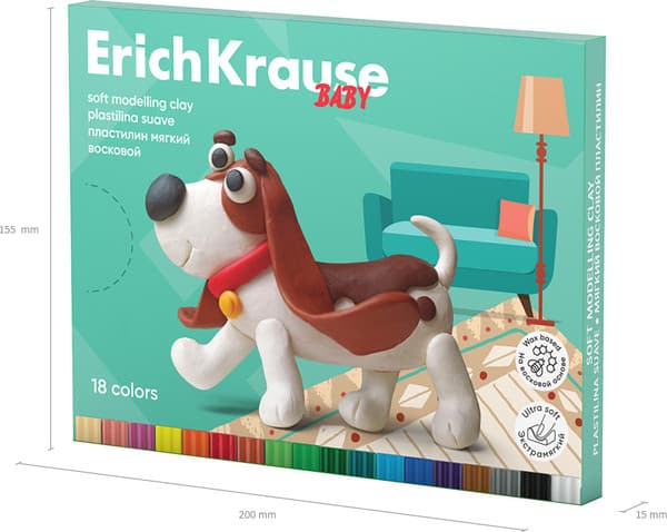 Пластилин Erich Krause Baby / 61329 5
