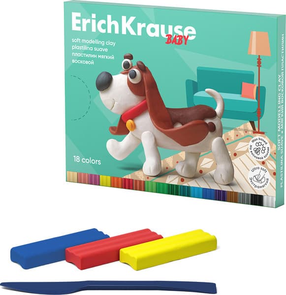 Пластилин Erich Krause Baby / 61329 3