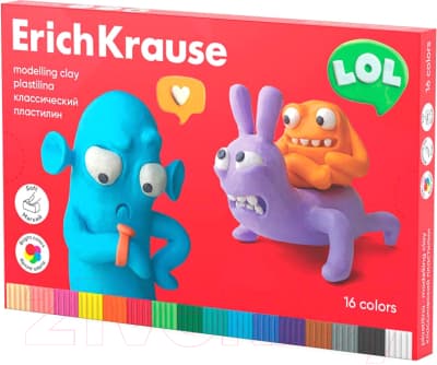 Пластилин Erich Krause Jolly Friends / 61348