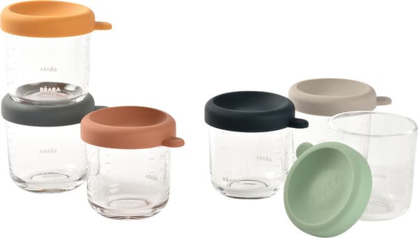 Набор контейнеров для детского питания Beaba Portions Verre Sun 914008