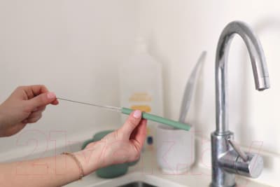 Поильник Beaba Tasse Paille Silicone S Green 913573 5